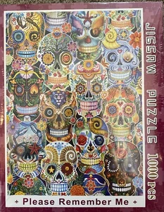 Neu Tag der Toten Puzzle "Please Remember Me" 1000 Teile versiegelt - Bild 1 von 5