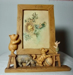 Disney Classic Winnie The Pooh Charpente Tigger Eeyore Piglet Picture Frame 1997 - Picture 1 of 2