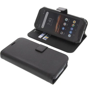 Funda para Ulefone Armor 3W Book Style Protección Teléfono Móvil Libro Negro - Imagen 1 de 6