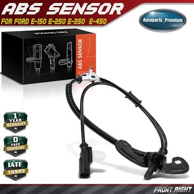 1x ABS Wheel Speed Sensor for Ford E-150 E-250 E-350 Super Duty 2011-19 Front RH - Image 1 of 4