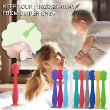 💧 Soft Flexible Silicone Baby Bum Brush Original Diaper Rash Cream Applicator