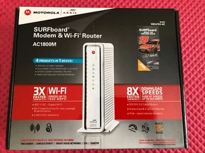 Motorola ARRIS SURFboard Cable Modem & Wi-FI Router AC1800M (SBG6782-AC) - Picture 1 of 6
