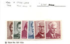 Germany - DDR, Postage Stamp, #1425-1429A Mint LH, 1973 Portraits (AC)