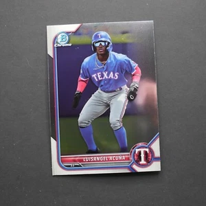 2022 Bowman - Chrome Prospects Luisangel Acuna #BCP-72 (RC) - Picture 1 of 2