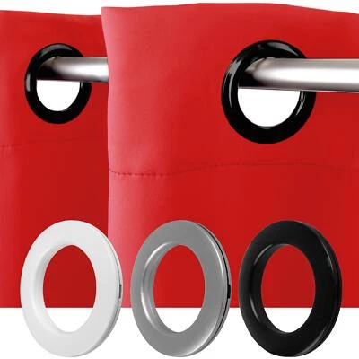 Fabric eyelets plastic eyelets curtain eyelets round eyelets curtain rings curtain eyelets curtain  - Image 1 of 4