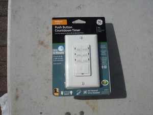 NEW GE Home Electrical Push-Button Countdown Timer Switch 15318 CFL & LED - Picture 1 of 4
