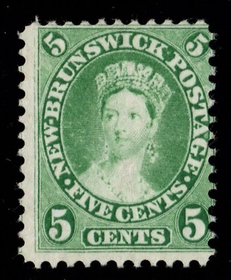 #8 New-Brunswick Canada mint no gum - Image 1 of 2