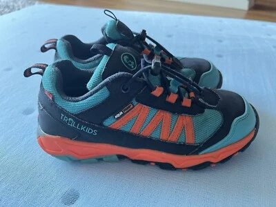 Trollkids  Kinder Grau Wanderschuhe Wasserdichte Sneaker wie neu - Bild 1 von 4