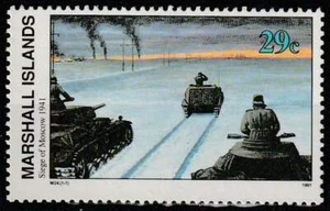 Marshall Islands postfris 1991 MNH 377 - Siege of Moscow 1941 - Bild 1 von 1