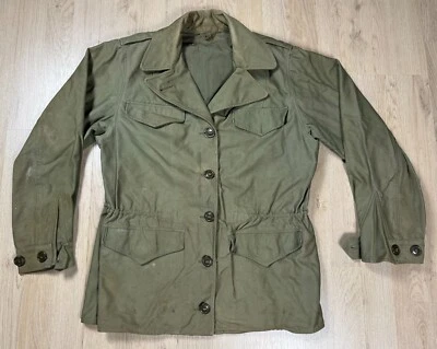 WW2 era US Women's Army Corps Nurses M1943 WAC Field Jacket Coat Uniform - Image 1 of 4