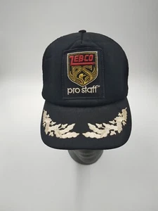 Vintage Zebco Pro Staff Silver Leaf Meshback Truckermütze - Bild 1 von 10