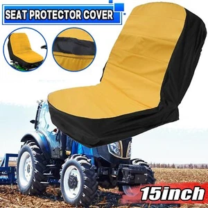 15”Waterproof Heavy Duty Excavator Forklift Tractor Mower Seat Cover Protector - Picture 1 of 14