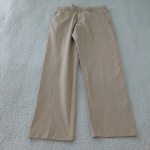 Uniqlo Pants Mens Medium Beige Drawstring Performance Golf Straight Stretch - Picture 1 of 13
