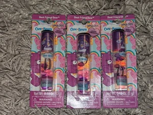 Care Bears Best Friend Bear Lip Gloss Grape Flavor Lot of 3 – 0.18 oz Exp. 2014 - Picture 1 of 4