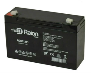 Raion Power 6V 12Ah Replacement Battery For Newmox FNC-6100-F2 - Picture 1 of 2