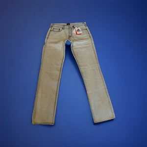 Gents 32R PS Paul Smith Designer Slim Fit Ecru Cotton Jeans BNWT - Picture 1 of 8
