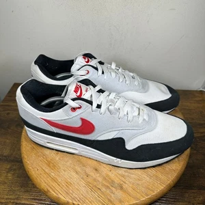 Nike Air Max 1 Men's Shoes White Red Black Sz 15 FD9082-101 Athletic Sneakers - Picture 1 of 8