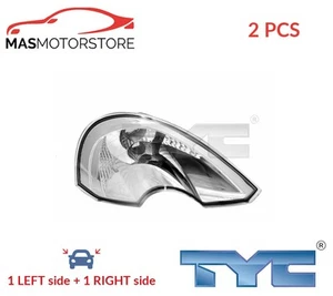 INDICATOR LIGHT BLINKER LAMP PAIR FRONT TYC 18-0296-11-2 2PCS I NEW - Picture 1 of 5