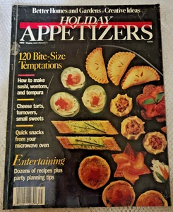 Better Homes & Gardens Holiday Appetizers Magazine 1987 Vintage Recipes (USA) - Imagen 1 de 4