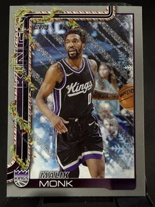2025-26 Topps Holiday #H131 Malik Monk Glitter Holiday - Bild 1 von 2