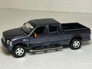 MOTORMAX 2007 HARLEY DAVIDSON F-350 Supercrew Metallic Blue Gray Black Flames - Picture 1 of 11