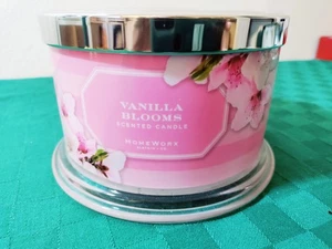 HomeWorx von Slatkin & Co. Kerze 18 Oz VANILLE BLÜTEN 4 DOCHT NEUE SCHEIBE. FREESH - Bild 1 von 2