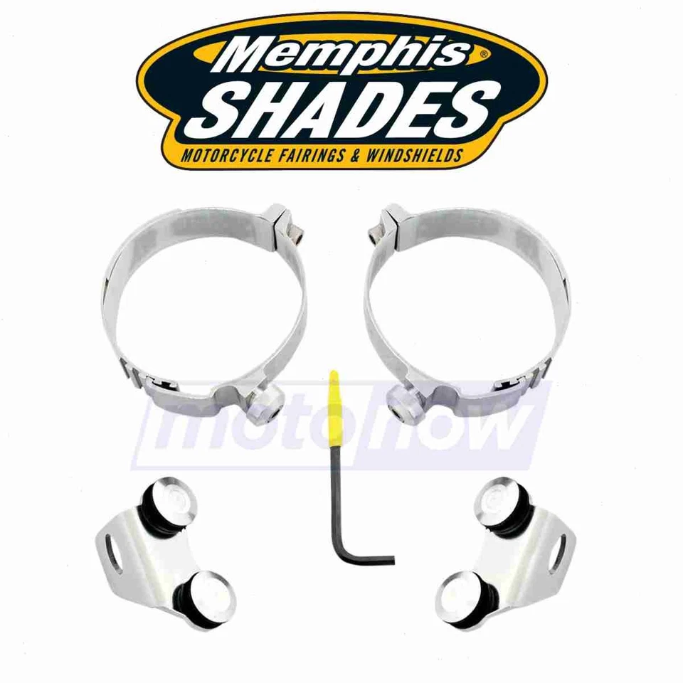 Memphis Shades Mounting Kit for Fork Deflectors for 2006-2014 Yamaha XV1900S uz Foto 1 de 4