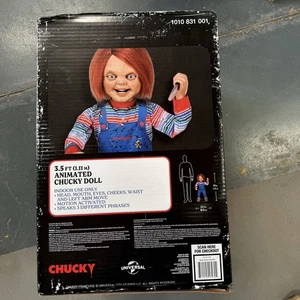 Home Depot 2024 Exclusive 3,5 piedi Bambola Chucky animata Good Guy Animatronic Prop - Foto 1 di 3