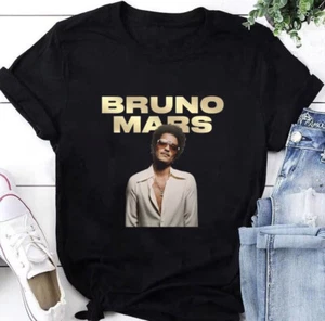 Bruno Mars T-Shirt, Bruno Mars Tour 2024 Shirt, Bruno Mars Bootleg Inspired Tee - Picture 1 of 4