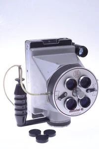 ✅ CAMBO POLAROID MULTISHOT 40 INSTANT FILM PACK CAMERA 125MM 8 FRANKONAR LENSES - Picture 1 of 11