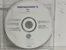 Fighting Vipers 2 White Label Game Sega Dreamcast Industry Promo PAL