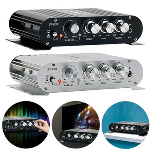 Amplificatore audio stereo hi-fi 12V subwoofer auto moto casa 2.1 canali - Foto 1 di 30