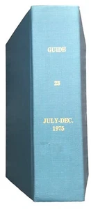 Guide, Volume 23. No. 26-52. All 27 issues, 2nd Half of 1975, Bound in one HC. - Picture 1 of 15