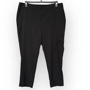 Chico's Ankle Cargo Hose Damen Gr. XL schwarz Taschen Stretch Outdoor - Bild 1 von 12