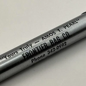 VTG Ballpoint Pen Frontier Bag Co. Amos T. Pearl Omaha Nebraska - Picture 1 of 5