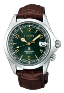 SEIKO PROSPEX SPB121 ALPINIST GREEN DIAL W LEATHER STRAP AUTOMATIC WATCH $725 - Picture 1 of 6