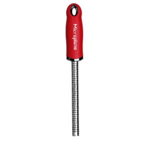 Red Microplane Mini Raspel Gewürzreibe - Perfekt zum Zerkleinern & Reiben - Bild 1 von 6