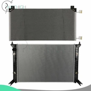 For 2011-2016 Chevrolet Silverado 2500 HD Radiator & AC Condenser Cooling Kit - Picture 1 of 7