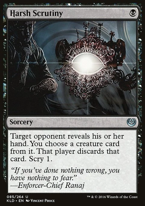 Magic The Gathering Harsh Scrutiny (85/291) Kaladesh LP Magic The Gathering Magic The Gathering Foto 1 de 1