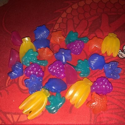 Ice Cubes Fruit Shaped Reusable New - 28pcs-Good Condition- - Image 1 of 4