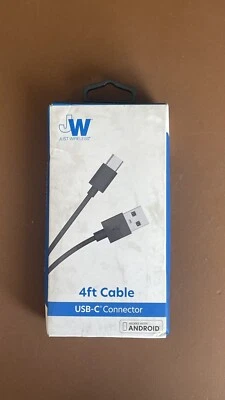 🌍 Just Wireless USB-C 4’ Charging Cable. Open Box ‼️ - Image 1 of 3