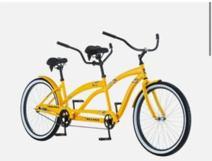 Kulana Lua Tandemfahrrad, 26 Zoll Räder, Single Speed, gelb / schwarz - Bild 1 von 1