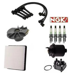 Complete Tune Up Kit Filters Cap Rotor Wires Plugs For Honda Civic 1996-2000 1.6 - Picture 1 of 8
