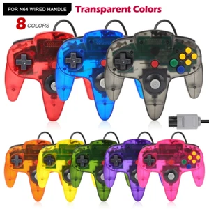 8 Colors Wired Gamepad for N64 Console Joypad Control for N64 Classic Joystick R - Picture 1 of 20
