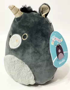 Malvaviscos blanqueadores originales Nicolita de 8"" pulgadas unicornio negro y dorado excluyendo KellyToy - nuevos - Imagen 1 de 6