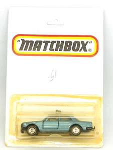 Matchbox Superfast 56 Mercedes 450SEL Police in blau, bulgarisches Modell, moc! - Bild 1 von 4