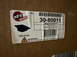 NEW AFE MagnumFlow Air Filter 30-80011 for 94-02 Doge Ram Cummins - Picture 1 of 2