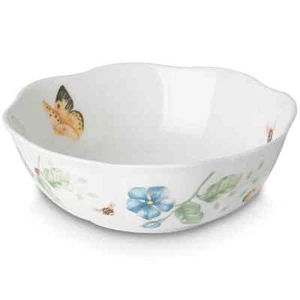 Set Lot (4) Lenox Butterfly Meadow Dinnerware Bowl cereal salad all purpose - Picture 1 of 2
