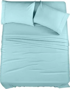 Soft Brushed Microfiber 4 Piece Bed Sheet Set with Pillow Cases Utopia Bedding - Picture 1 of 138