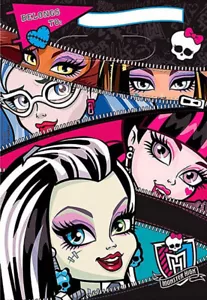 MUÑECAS MONSTER HIGH Fiesta de cumpleaños BOLSAS DE BOTÍN PLÁSTICO 8 piezas para golosinas - Imagen 1 de 1